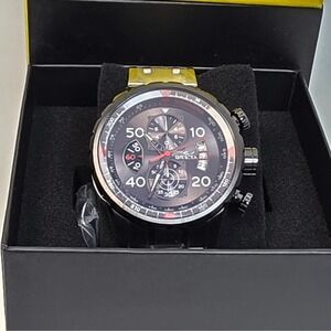 NEW Invicta Aviator Men's Watch - 48mm, Steel (17204) #907